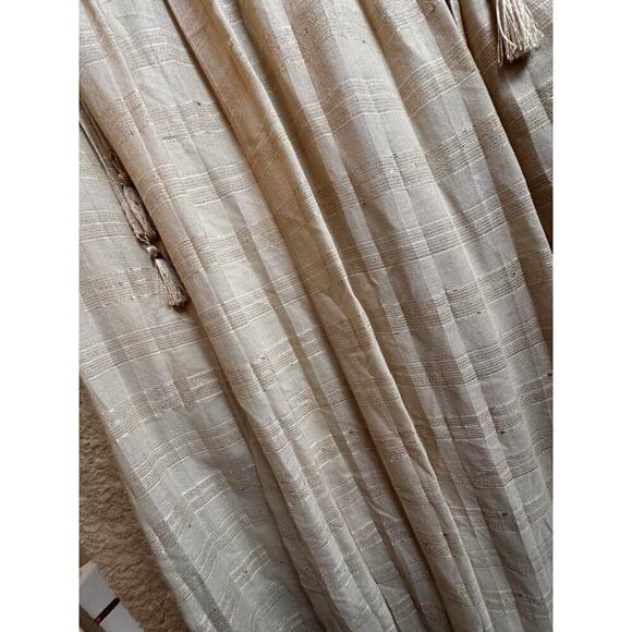 Chelsea & Violet Womens‎ Sz S Beige Gold Pleated Greek Goddess Dress Boho Beach - Picture 12 of 16